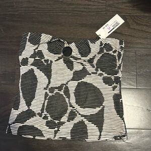 Pretty garbage tube top